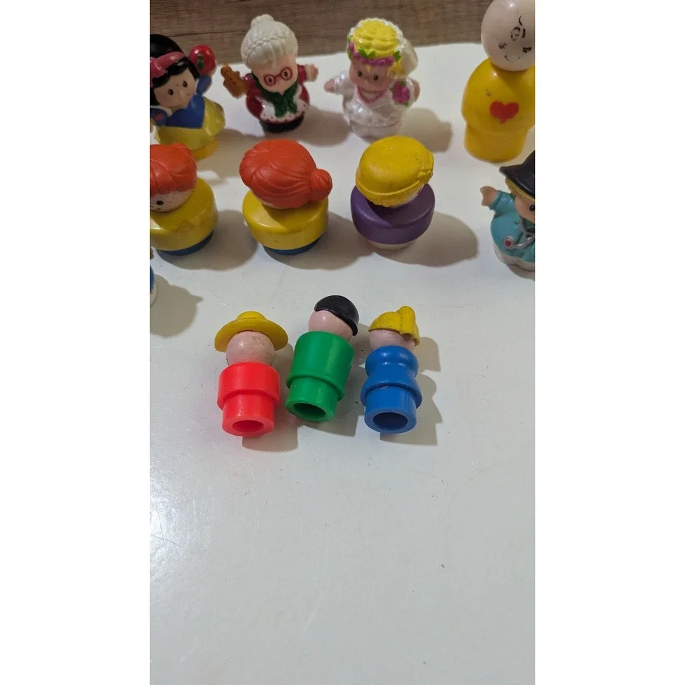 Fisher Price Little‎ People Toy Lot Giraffes Snow White Bride Figures 14pc
